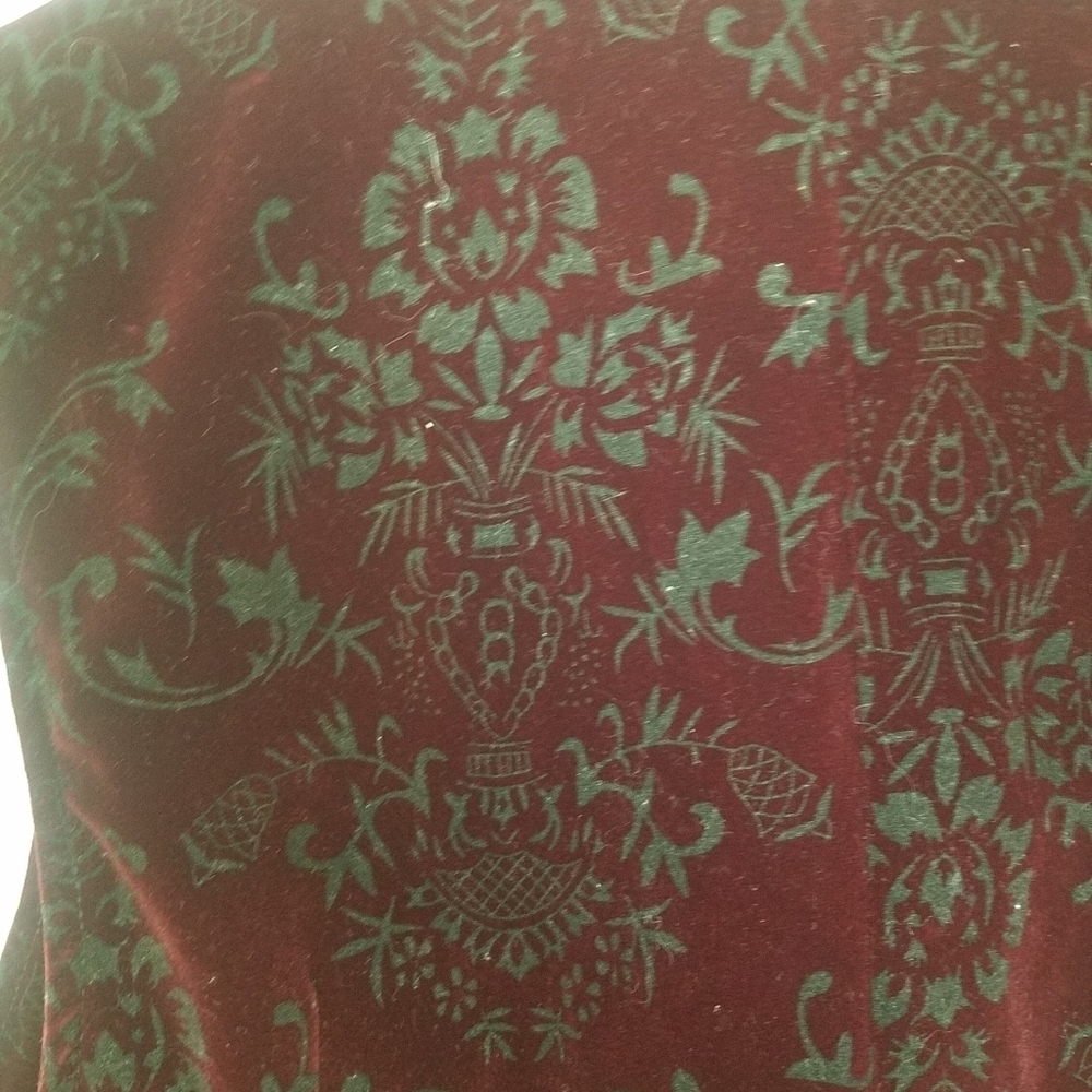 Spirit Halloween velvet faux leather vest - Picture 6 of 9